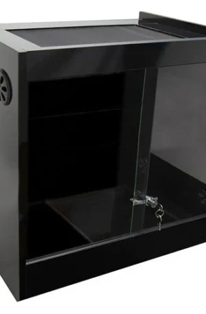 Reptile One Vivarium 90x60x120cm Black