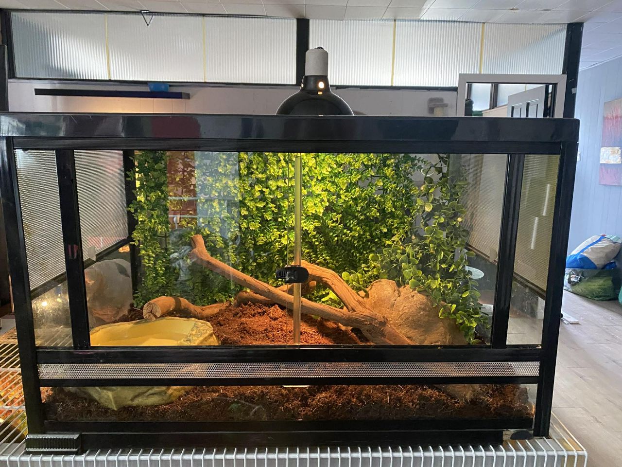 Front opening glass Enclosure