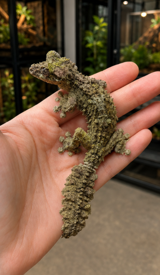 Mossy Leaf-Tailed Gecko (Uroplatus sikorae) - Image 2